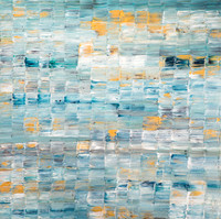 Dämpad Himmel (Muted Sky) - 11.5x11.5" Acrylic on canvas